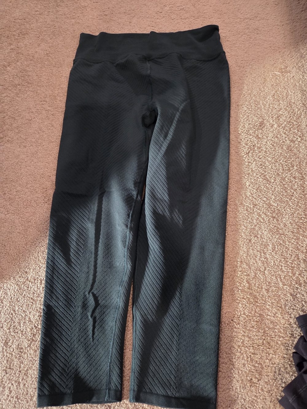 DSG Green Ribbed Performance Leggings